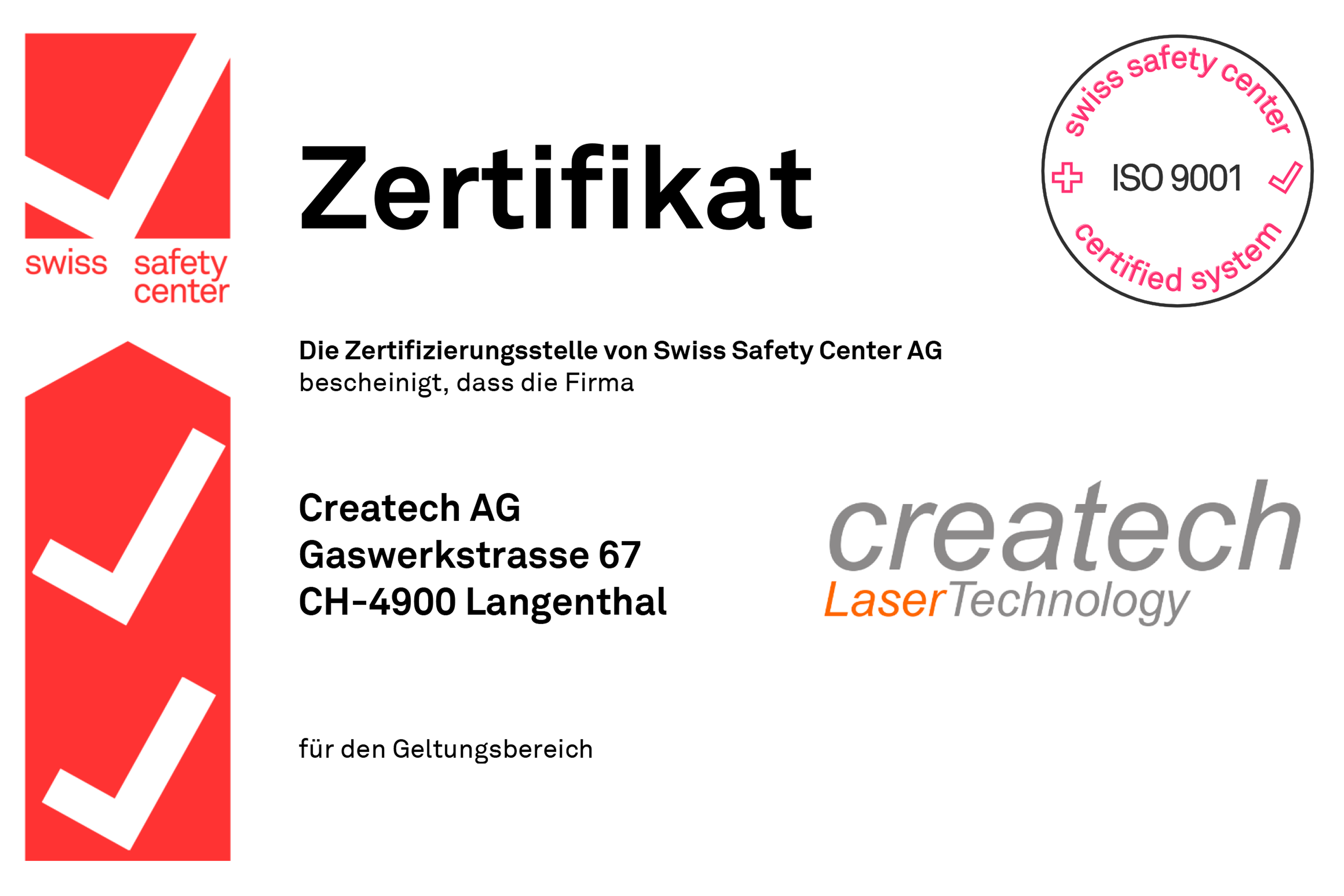 Rezertifizierung bestanden