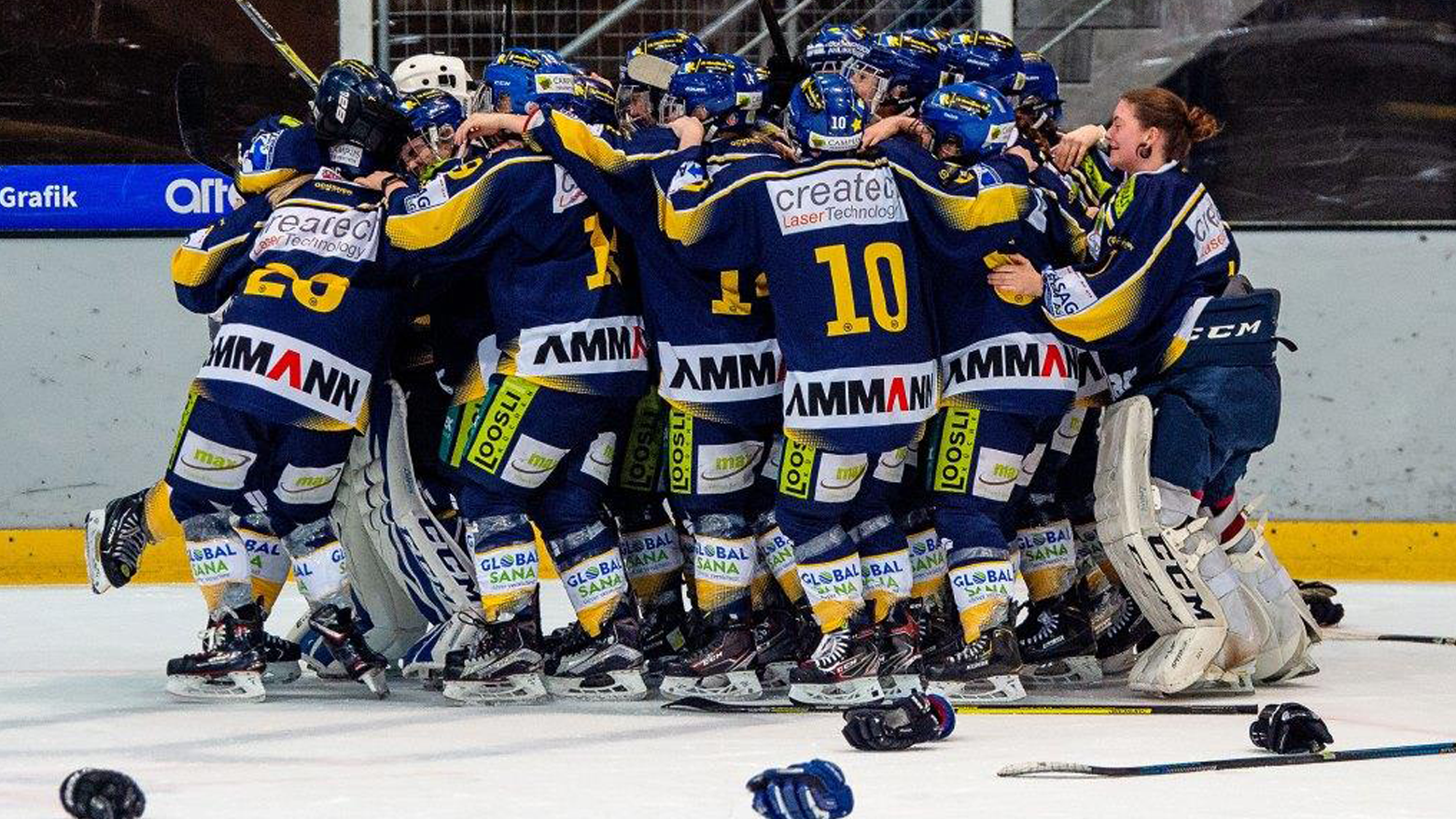 Die SC Langenthal Damen sind B-Meister