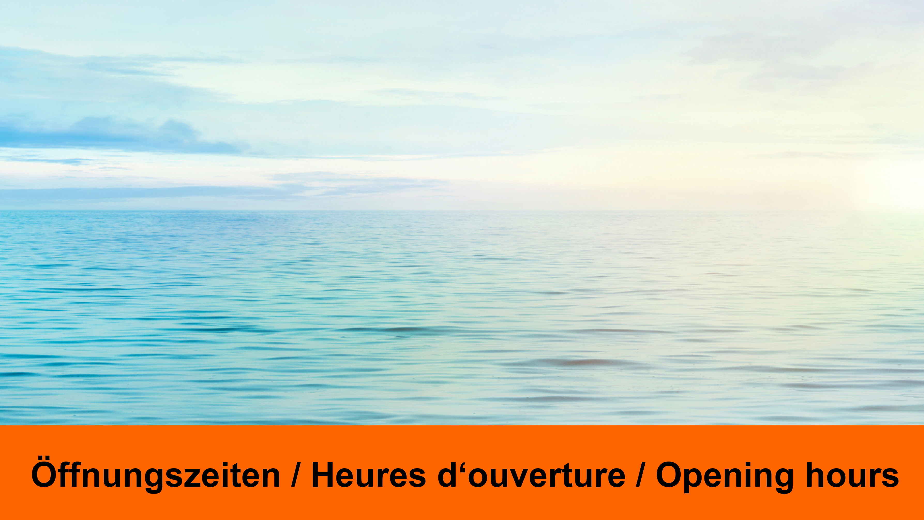 Summer 2021 opening hours