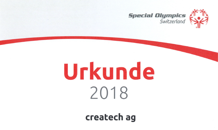 Donator Special Olympics Switzerland