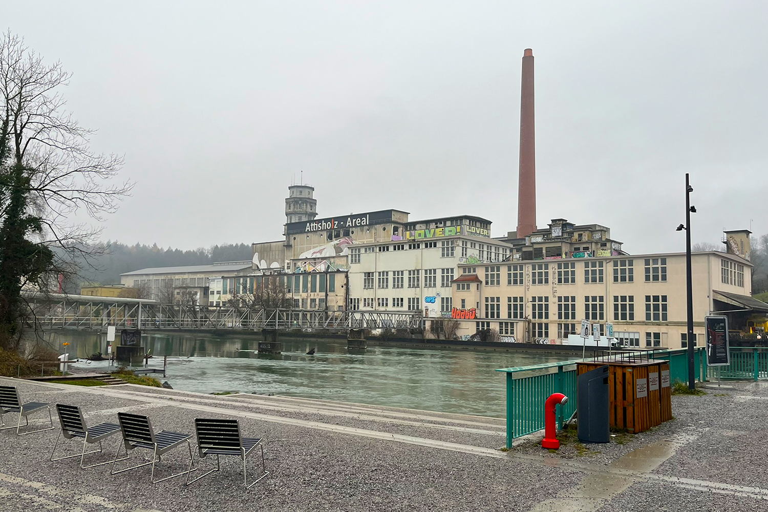 Weihnachtsfeier auf dem Attisholz-Areal
