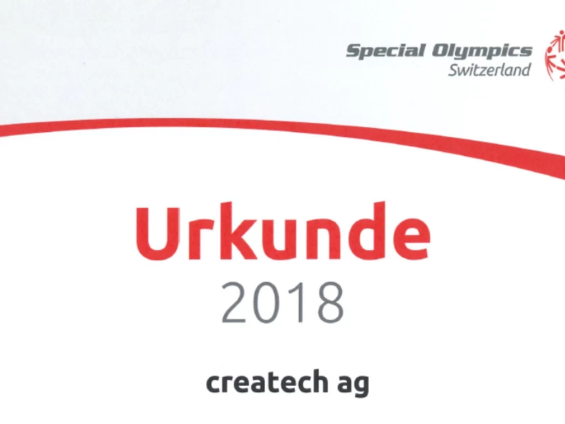 Donator Special Olympics Switzerland